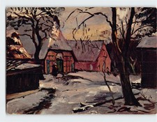 Postcard Wintertag in Worpswede By Bernhard Huys Worpswede Germany picture
