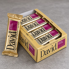 David Protein Bar Red Velvet 28g Protein 0g Sugar 150 Cal Gluten Free 12 Pack picture