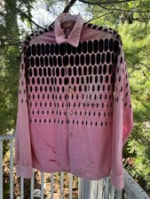 Vintage 1950's Penny’s Towncraft Print Corduroy Shirt  picture