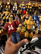 WWE Lot of 21 Wrestling Action Figures Jakks pacific and Deluxe aggression picture