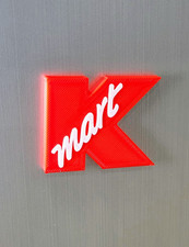 Retro K-Mart Logo Mini Fridge Magnet picture