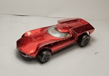 Vintage 1968 Hot Wheels Redline TURBOFIRE Spectraflame Red USA Mattel picture