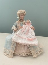 OOAK 1/12 Th Scale Dolls House Dolls- Mother And Child by Grace Mary Miniatures picture