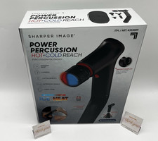 Sharper Image Power Percussion Massager Hot Cold Reach Deep Tissue Kit Set picture