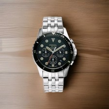 Fossil FB - 01 Chrono Stainless Steel Fashion Analogue Quartz Watch FS5864 picture