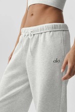 ALO Yoga Accolade Straight Leg Sweatpant Unisex Soft Fleece Jogger Pants picture