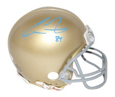 Cole Kmet Autographed/Signed Notre Dame Fighting Irish Mini Helmet BAS 30365 picture