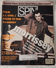 Spin Magazine November 1992  featuring Morrissey and Exclusive Interview VG picture