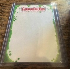 1 Rare OFFICIAL GPK Blank Artist Proof Sketch Card 2015 IDW X Garbage Pail Kids picture