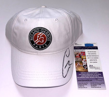 CARLOS ALCARAZ SIGNED FRENCH OPEN HAT CAP ROLAND GARROS TENNIS CHAMPION JSA picture