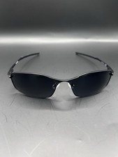 New Oakley WHISKER 4141-0160 Sunglasses Satin Carbon w/ Prizm Black iridium picture