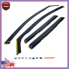 4x Window Deflectors Rain Guards for 2015-2019 VW Golf Sportwagen Alltrack 5Door picture