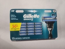 Gillette Mach3 Razor Blade Refills, 15 Cartridges picture