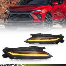 2P For Chevy Blazer 2023-2026 Upper LED DRL Daytime Running Signal Lamps Lights picture