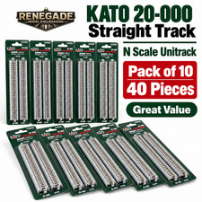 KATO 20-000 10 Packs N Scale Unitrack Straight (4 pcs) 248mm 9 3/4