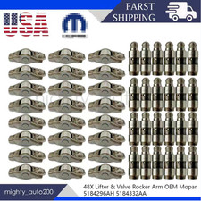 48X Lifter & Valve Rocker Arm OEM Mopar 5184296AH 5184332AA picture
