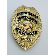 Heros Pride Westin Diplomat Security Supervisor SPVR Badge Gold Tone Pin picture