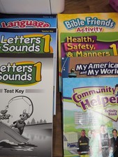 A Beka Book Grade 1 Textbooks and Teacher Answer Keys picture