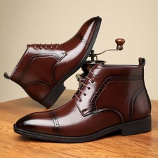 Men's Business Formal Leather Shoes Made From Full-grain Cowhide picture