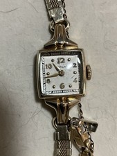 Vintage Hamilton Lady Watch Wind Up 10K GF Top Bubble picture