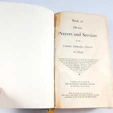 1938 Book of Divine Prayers and Services Catholic Orthodox Church Christ picture