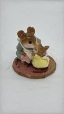 Vintage 1987 Annette Petersen Wee Forest Folk Miniature Mouse Figurine picture