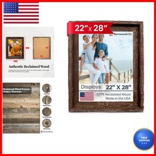 BARNWOODUSA Farmhouse Style Rustic Picture Frame, 22x28, Espresso Brown picture