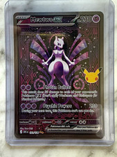 Pokémon TCG Celebrations Mewtwo ex 151/128 Holo Classic Collection English 2021 picture