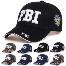  FBI Federal Bureau of Investigation Letters Embroidered Baseball Style Cap Hat picture
