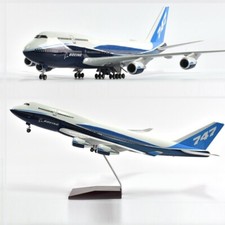 18.5“ Airplane Aircraft 1/150 B747 Boeing 747-400 Plane Model Replica Resin 47cm picture