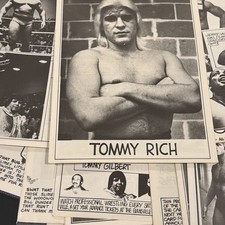 VINTAGE 1974-1977 MEMPHIS WRESTLING PROGRAM LOT 75pc JIM BLAKE ESTATE Lawler JYD picture