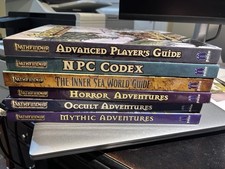 Paizo Pathfinder 1st Ed RPG Hardcover Sourcebook Bundle 6 Books Set Lot Exc++ picture