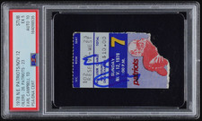 1978 Nov 12 Earl Campbell TD Signed Oiler Football Ticket Certified PSA 5 DNA 10 picture