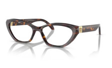 Versace 0VE3356 108 Havana Cat-Eye 53MM Women's Eyeglasses picture