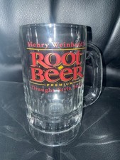 ⁠Vintage Henry Weinhards Premium Draught Style Root Beer Glass Stein Mug Barware picture
