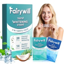 Fairywill 42 pcs Teeth Whitening Strips Non-Sensitive Teeth Whitening Non-Slip picture