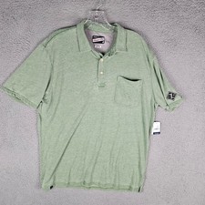 Johnnie-O The Local Polo Shirt Men's Large Green Heather Short Sleeve JMPO3860 picture