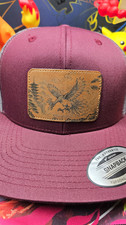 Guardian of the Skies Ho-Oh One Size Trucker Hat Maroon/Grey Unisex picture