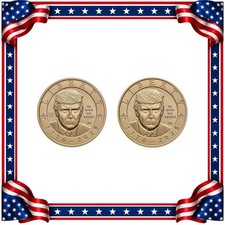 2026 (P) President Donald J. Trump $1 Privy Mark & Non-Privy Uncirculated Set picture