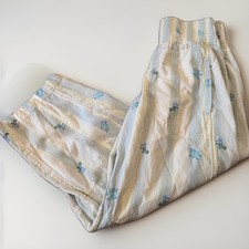 Pilcro by Anthropologie Reese Smocked Pull-On Barrel-Leg Pants Women's XXS Boho picture