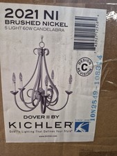 Kichler Dover II 2021NI 5-Light Chandelier Brushed Nickel picture