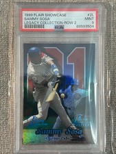 MINT 9: 1999 Flair Showcase - Sammy Sosa #2L Legacy Collection Row 2 /99 picture