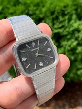 Longines TV-Case Diamond Dial 10K RGP Cal 528 Rare 