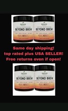 4-PACK CARAMEL Beyond Brew Mushroom Coffee 7-in-1 Cacao Energy/focus/Gut &Mental picture
