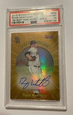 2018 Bowman's Best Auto Ryan Weathers Gold Refractor /50 PSA 10 GEM MT 🚀🚀 picture
