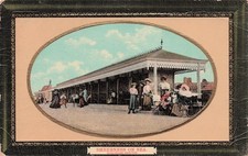 Sheerness on Sea Esplanade Shelter near Beach Kent England Vtg Postcard J57 picture
