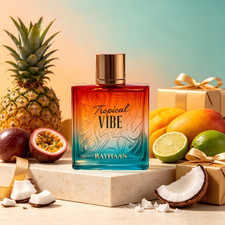 Tropical Vibe Eau de Parfum Spray, Floral-Fruity Scent, Unisex, 3.4 oz. picture
