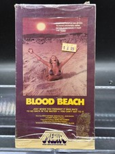 Vintage Blood Beach VHS 1981 Media Home Entertainment Rare Cult Horror Big Box picture
