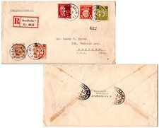 Sweden 3o Coat of Arms, 3o Coat of Arms Coil, 15o King Gustaf V Coil, and King G picture