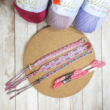 Handmade Knotted String Friendship Bracelets (3) [Grey, Burgundy, Green] picture